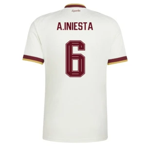 A. Iniesta #6 Spanien Fußballtrikot WM 2026 Auswärtstrikot Herren