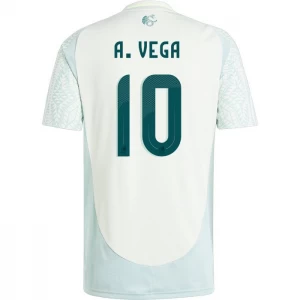 A. Vega #10 Mexiko Fußballtrikot Copa America 2024 Auswärtstrikot Herren