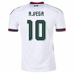 A. Vega #10 Mexiko Fußballtrikot WM 2026 Auswärtstrikot Herren