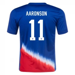 Aaronson #11 USA Fußballtrikots Copa America 2024 Auswärtstrikot Herren
