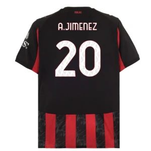 AC Milan A. Jimenez #20 Fußballtrikot 2025-26 Heimtrikot Herren