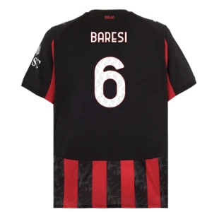AC Milan Baresi #6 Fußballtrikot 2025-26 Heimtrikot Herren