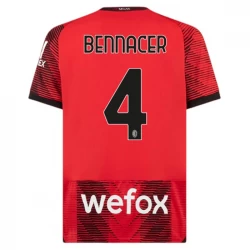 AC Milan Bennacer #4 Fußballtrikots 2023-24 Heimtrikot Herren