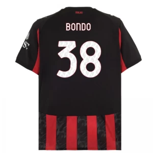 AC Milan Bondo #38 Fußballtrikot 2025-26 Heimtrikot Herren