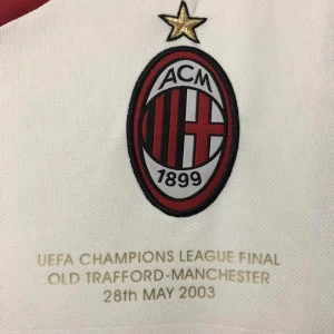 AC Milan Champions League Final Retro Trikot 2002-03 Auswärts Herren
