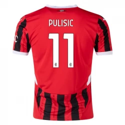 AC Milan Christian Pulisic #11 Fußballtrikots 2024-25 Heimtrikot Herren