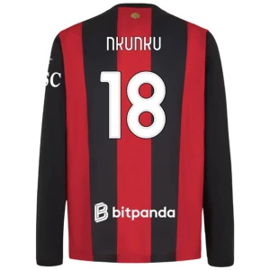 AC Milan Christopher Nkunku #18 Fußballtrikot 2026-27 Heimtrikot Herren Langarm