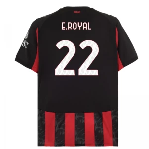 AC Milan E. Royal #22 Fußballtrikot 2025-26 Heimtrikot Herren