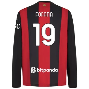 AC Milan Fofana #19 Fußballtrikot 2026-27 Heimtrikot Herren Langarm