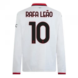 AC Milan Fußballtrikot 2024-25 Rafa Leao #10 Auswärtstrikot Herren Langarm