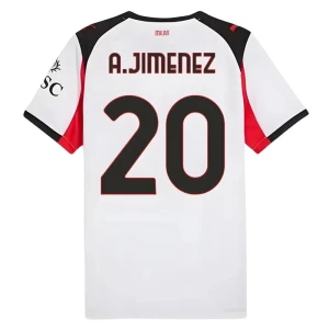 AC Milan Fußballtrikot 2025-26 A. Jimenez #20 Auswärtstrikot Herren