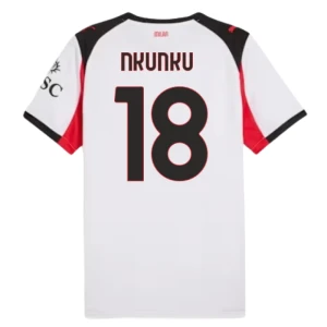 AC Milan Fußballtrikot 2025-26 Christopher Nkunku #18 Auswärtstrikot Herren
