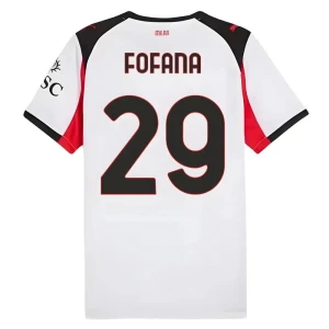 AC Milan Fußballtrikot 2025-26 Fofana #29 Auswärtstrikot Herren