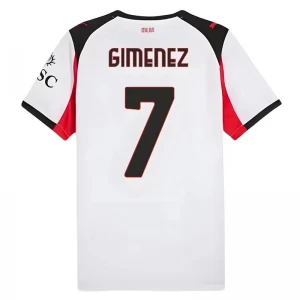 AC Milan Fußballtrikot 2025-26 Gimenez #7 Auswärtstrikot Herren