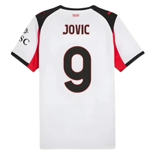 AC Milan Fußballtrikot 2025-26 Jovic #9 Auswärtstrikot Herren