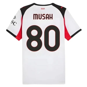AC Milan Fußballtrikot 2025-26 Musah #80 Auswärtstrikot Herren