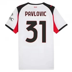 AC Milan Fußballtrikot 2025-26 Pavlovic #31 Auswärtstrikot Herren
