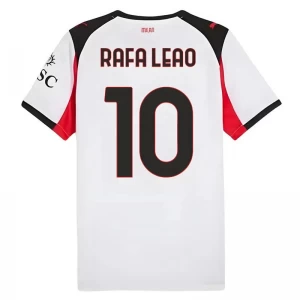 AC Milan Fußballtrikot 2025-26 Rafa Leao #10 Auswärtstrikot Herren