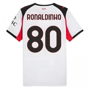 AC Milan Fußballtrikot 2025-26 Ronaldinho Gaúcho #80 Auswärtstrikot Herren