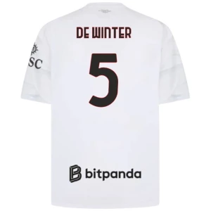 AC Milan Fußballtrikot 2026-27 De Winter #5 Auswärtstrikot Herren