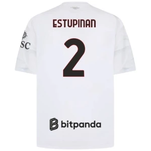 AC Milan Fußballtrikot 2026-27 Estupinan #2 Auswärtstrikot Herren