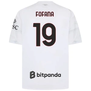 AC Milan Fußballtrikot 2026-27 Fofana #19 Auswärtstrikot Herren