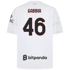 AC Milan Fußballtrikot 2026-27 Gabbia #46 Auswärtstrikot Herren