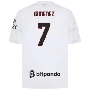 AC Milan Fußballtrikot 2026-27 Gimenez #7 Auswärtstrikot Herren