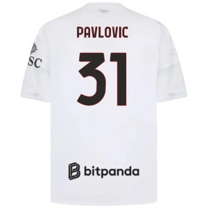 AC Milan Fußballtrikot 2026-27 Pavlovic #31 Auswärtstrikot Herren