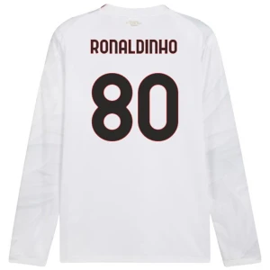 AC Milan Fußballtrikot 2026-27 Ronaldinho Gaúcho #80 Auswärtstrikot Herren Langarm