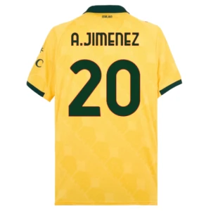 AC Milan Fußballtrikot A. Jimenez #20 2025-26 Ausweichtrikot Herren
