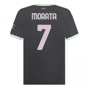 AC Milan Fußballtrikot Alvaro Morata #7 2024-25 Ausweichtrikot Herren