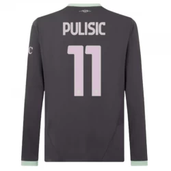 AC Milan Fußballtrikot Christian Pulisic #11 2024-25 Ausweichtrikot Herren Langarm