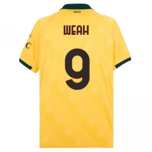 AC Milan Fußballtrikot Weah #9 2025-26 Ausweichtrikot Herren