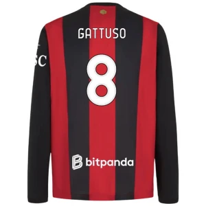 AC Milan Gattuso #8 Fußballtrikot 2026-27 Heimtrikot Herren Langarm