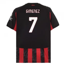 AC Milan Gimenez #7 Fußballtrikot 2025-26 Heimtrikot Herren