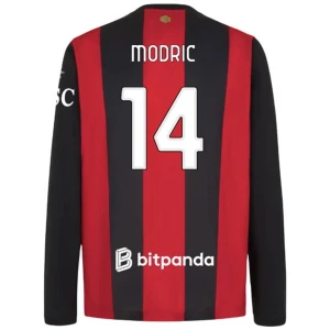 AC Milan Modric #14 Fußballtrikot 2026-27 Heimtrikot Herren Langarm