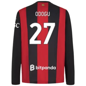 AC Milan Odogu #27 Fußballtrikot 2026-27 Heimtrikot Herren Langarm