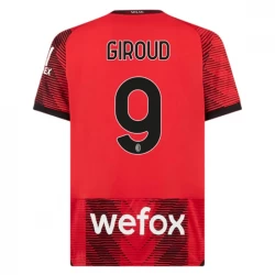 AC Milan Olivier Giroud #9 Fußballtrikots 2023-24 Heimtrikot Herren