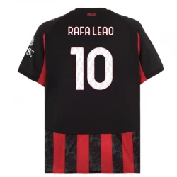 AC Milan Rafa Leao #10 Fußballtrikot 2025-26 Heimtrikot Herren