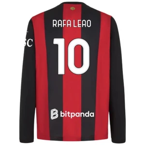 AC Milan Rafa Leao #10 Fußballtrikot 2026-27 Heimtrikot Herren Langarm