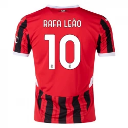 AC Milan Rafa Leao #10 Fußballtrikots 2024-25 Heimtrikot Herren