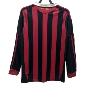 AC Milan Retro Trikot 2009-10 Heim Herren Langarm