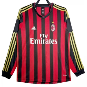 AC Milan Retro Trikot 2013-14 Heim Herren Langarm