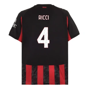 AC Milan Ricci #4 Fußballtrikot 2025-26 Heimtrikot Herren
