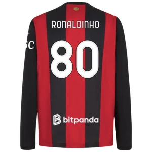 AC Milan Ronaldinho Gaúcho #80 Fußballtrikot 2026-27 Heimtrikot Herren Langarm