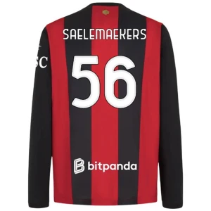 AC Milan Saelemaekers #56 Fußballtrikot 2026-27 Heimtrikot Herren Langarm