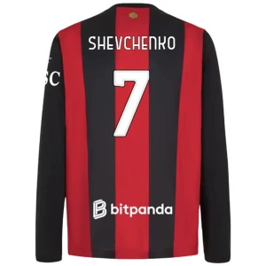 AC Milan Shevchenko #7 Fußballtrikot 2026-27 Heimtrikot Herren Langarm