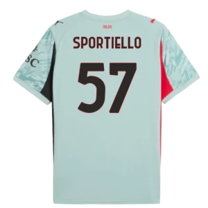 AC Milan Sportiello #57 Fußballtrikot 2025-26 Torwart Heimtrikot Herren