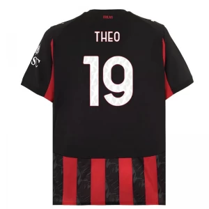 AC Milan Theo Hernández #19 Fußballtrikot 2025-26 Heimtrikot Herren